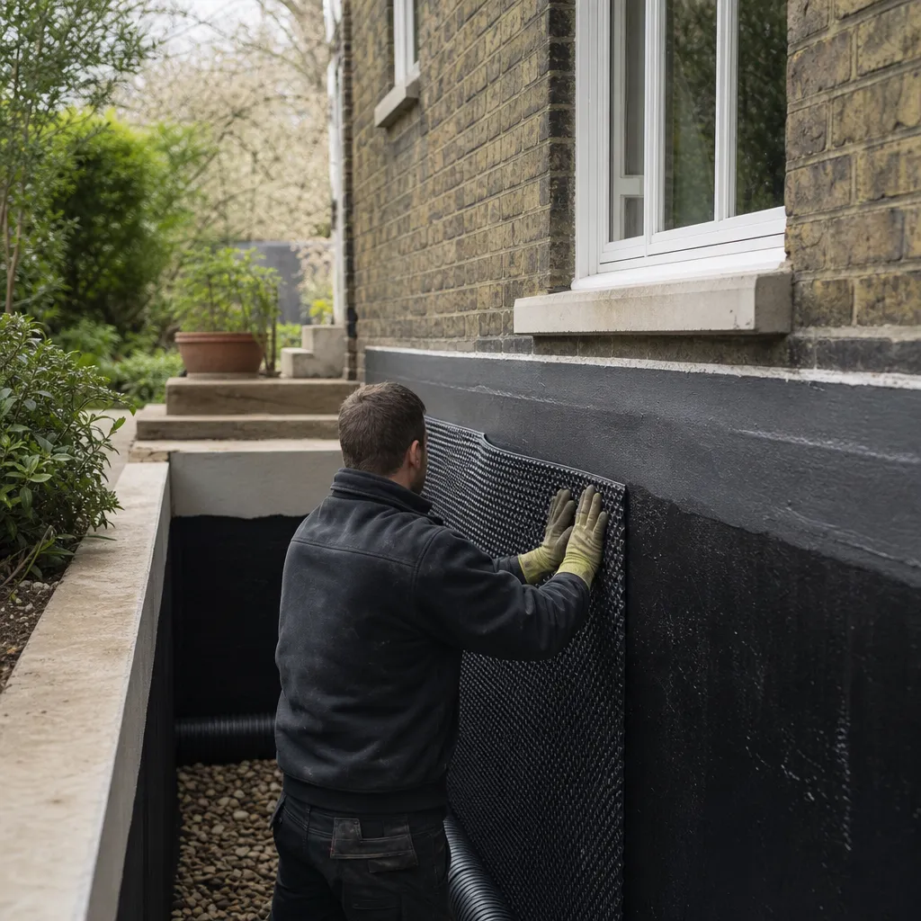 Photo illustrating: Basement Waterproofing Solutions for Damp Prevention