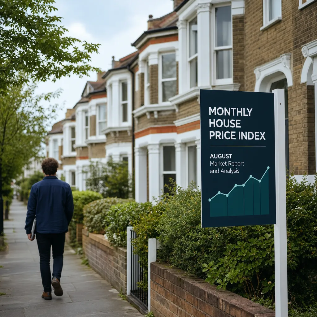 Photo illustrating: Monthly House Price Index: August Market Report and Analysis