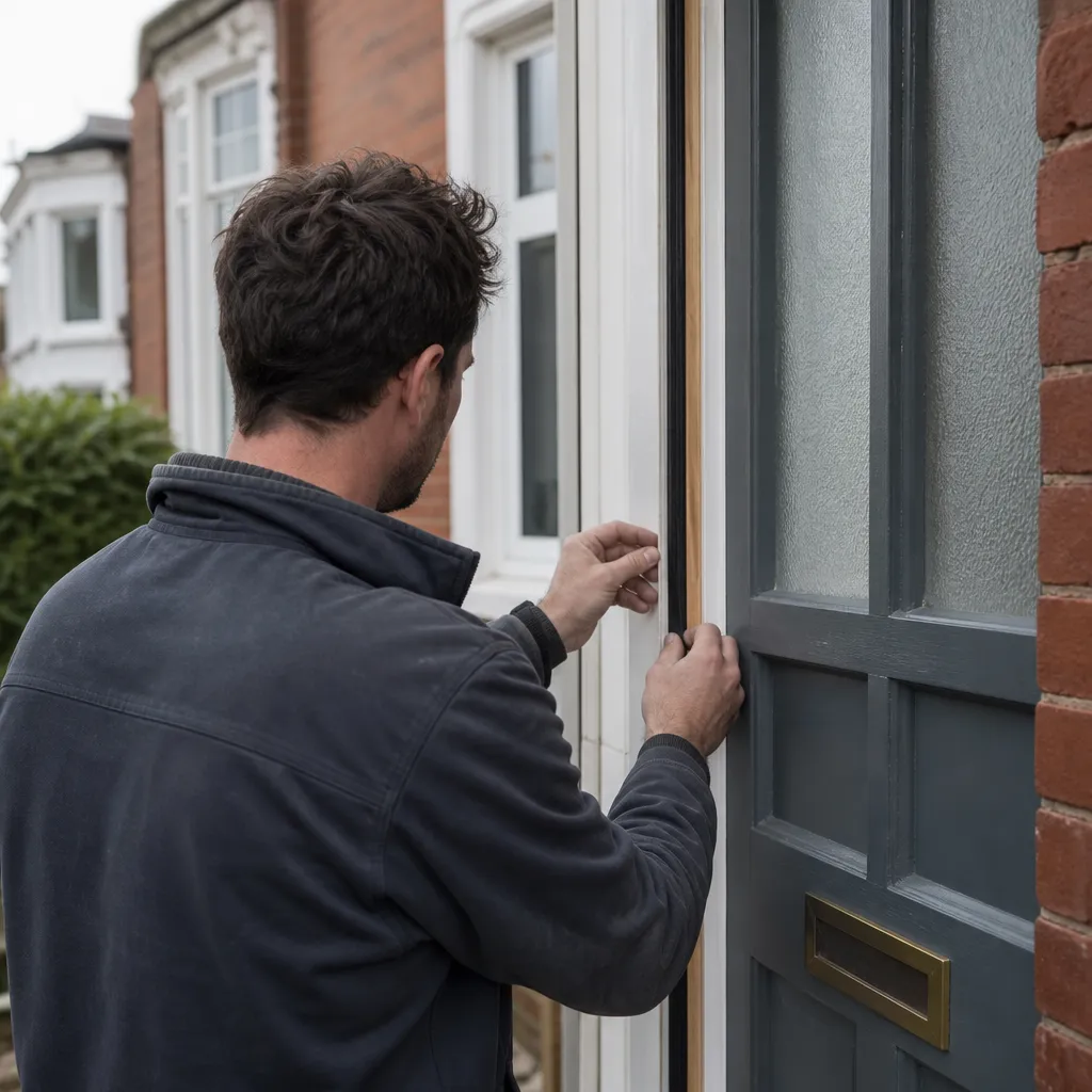 Photo illustrating: Door Weatherproofing And Sealing: Window And Door Contractors
