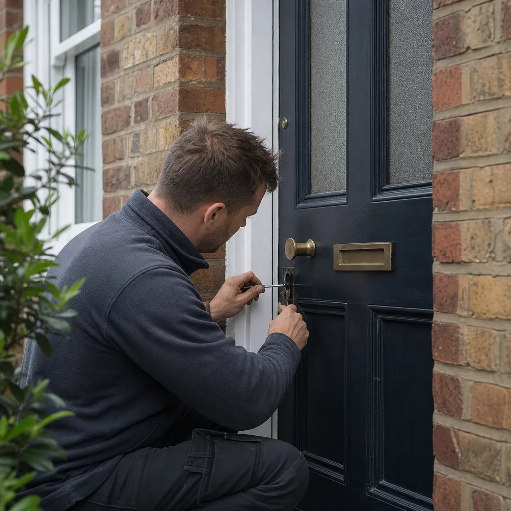 Photo illustrating: Front Door Lock Types: Choosing the Right Security Solution