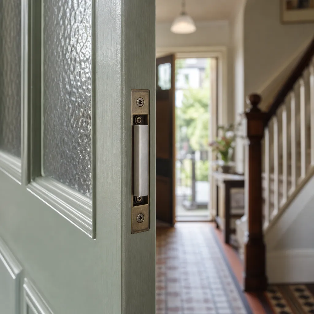 Photo illustrating: Retractable Door Latches: Function and Purpose Explained
