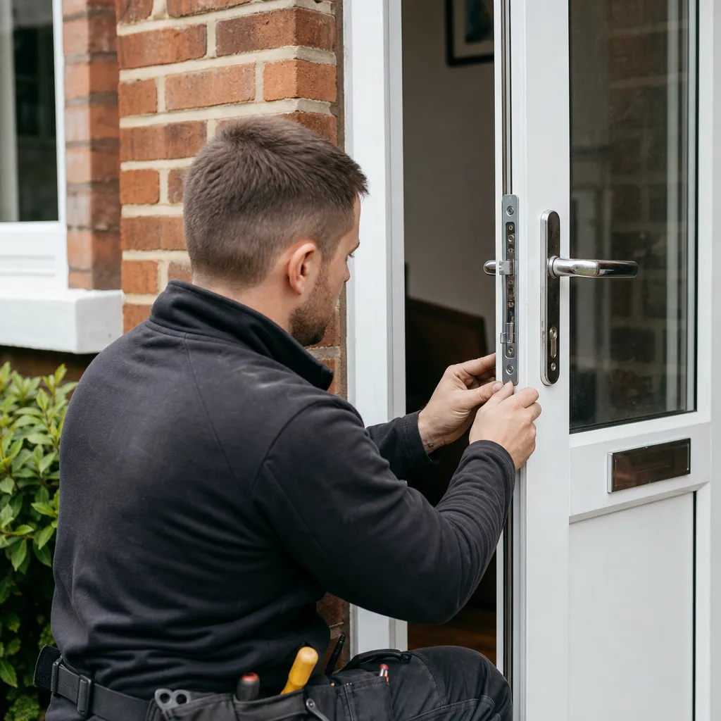 Photo illustrating: Repairing a Broken uPVC Door Lock: Replacement and Solutions