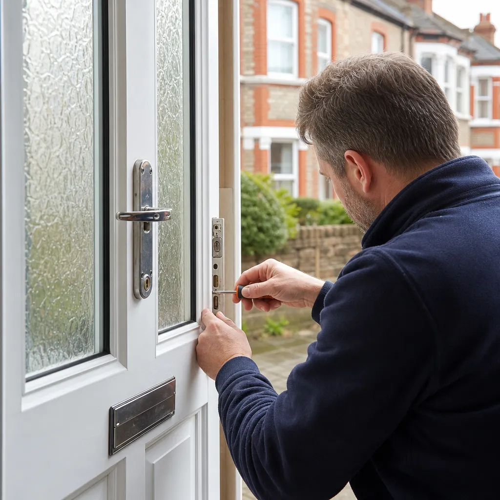 Photo illustrating: Fixing Sticking uPVC Door Locks: Diagnosis and Solutions