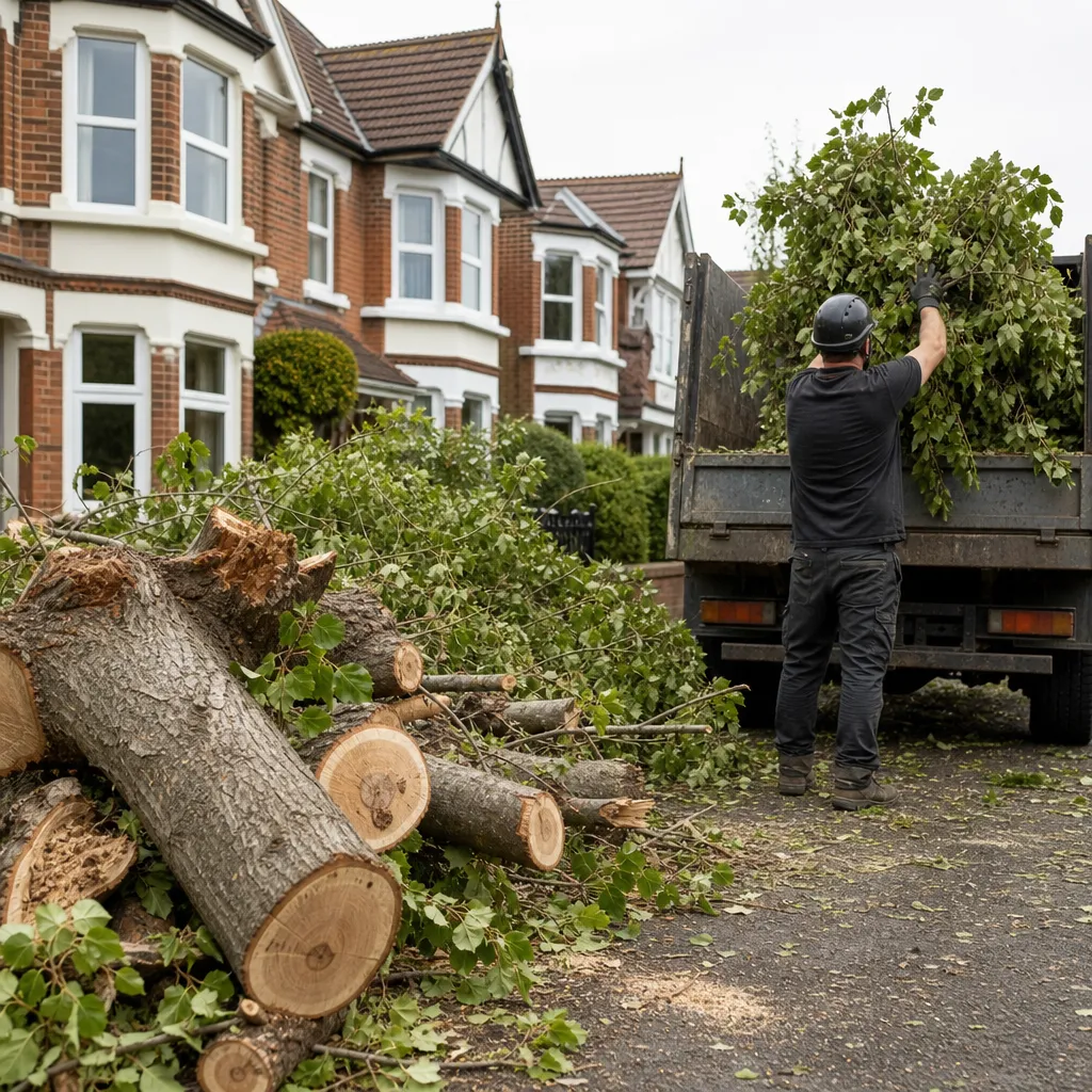 Photo illustrating: Disposing of Tree Waste from Felled Timber: Options and Removal Services