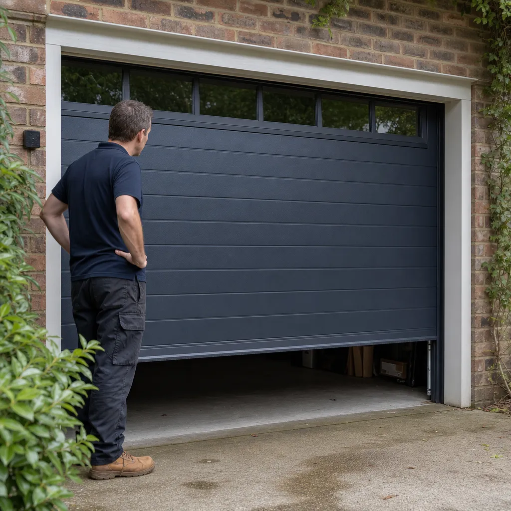 Photo illustrating: Troubleshooting a Garage Door That Won't Open: Diagnosis and Solutions