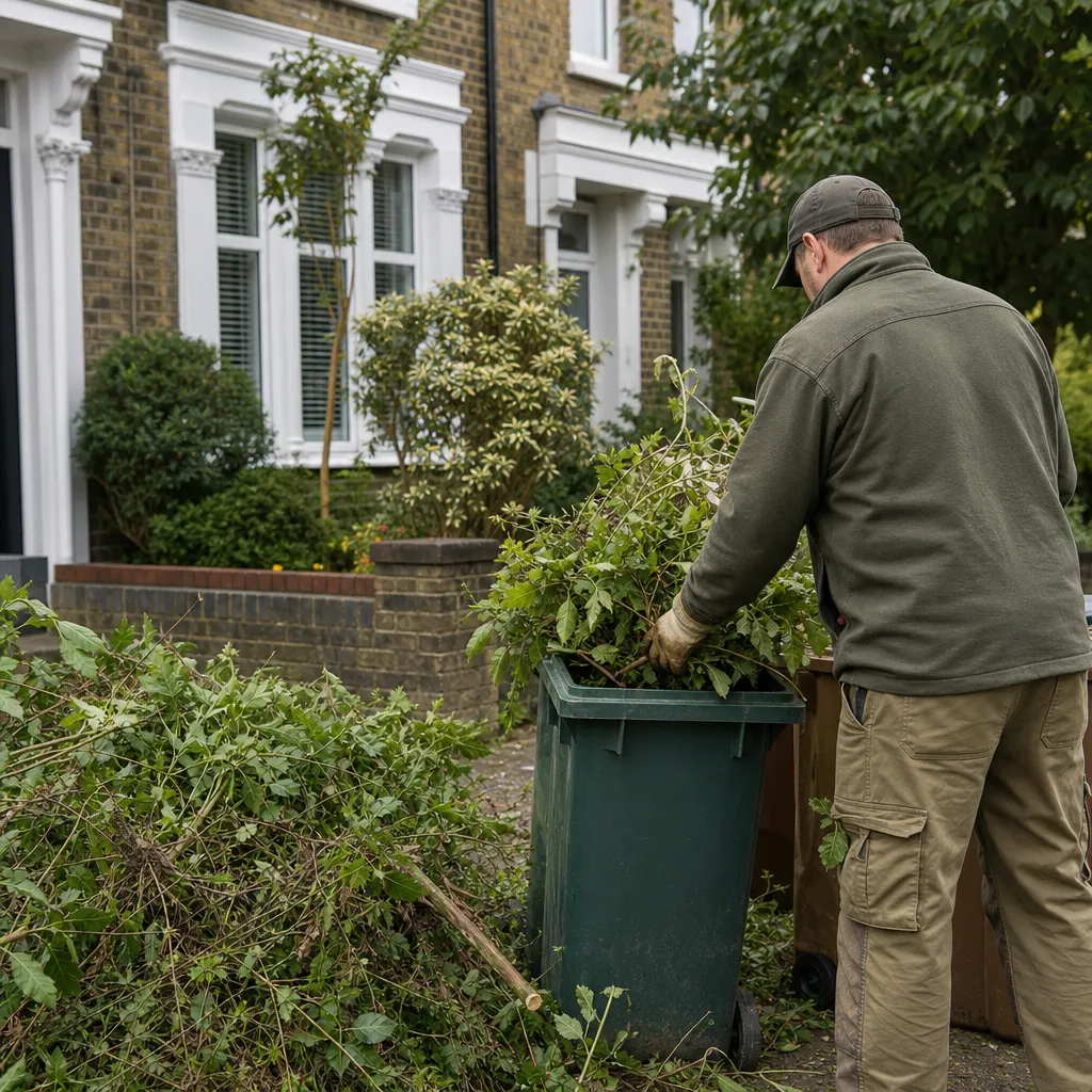 Photo illustrating: Yard waste removal: recycling, donating and reusing options