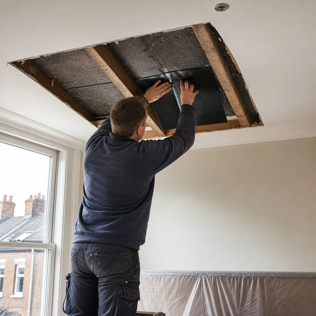 Photo illustrating: Roof Felt Repair from Inside: Internal Access and Temporary Solutions