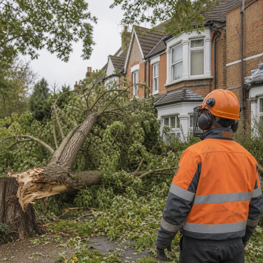 Photo illustrating: Tree Removal Services for Fallen Trees
