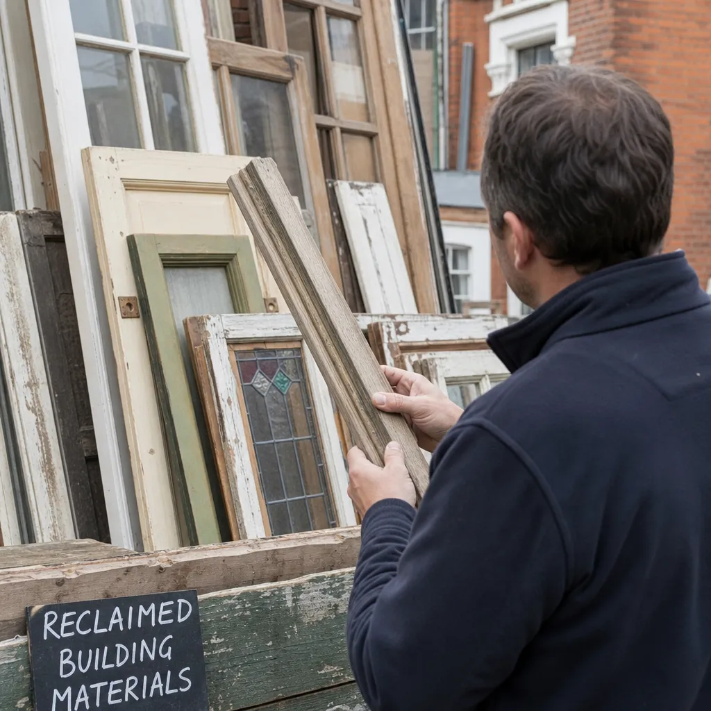 Photo illustrating: Sourcing Reclaimed and Salvaged Building Materials for Period Renovation