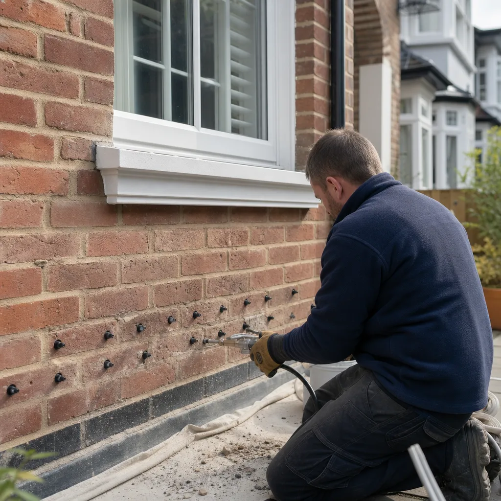 Photo illustrating: Cavity Wall Damp Proofing: Protecting the Inner Wall Face