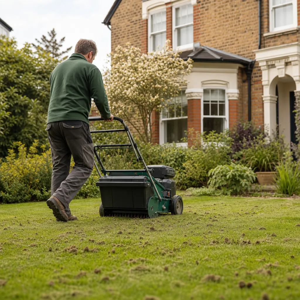 Photo illustrating: Guide to aerating and scarifying your lawn