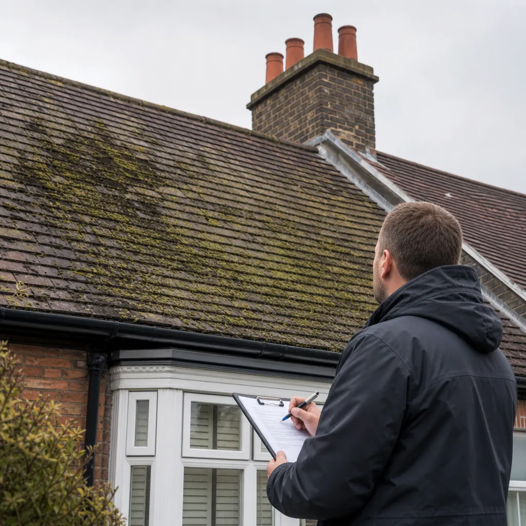 Photo illustrating: Roof Discolouration and Algae Growth: Prevention and Treatment Options