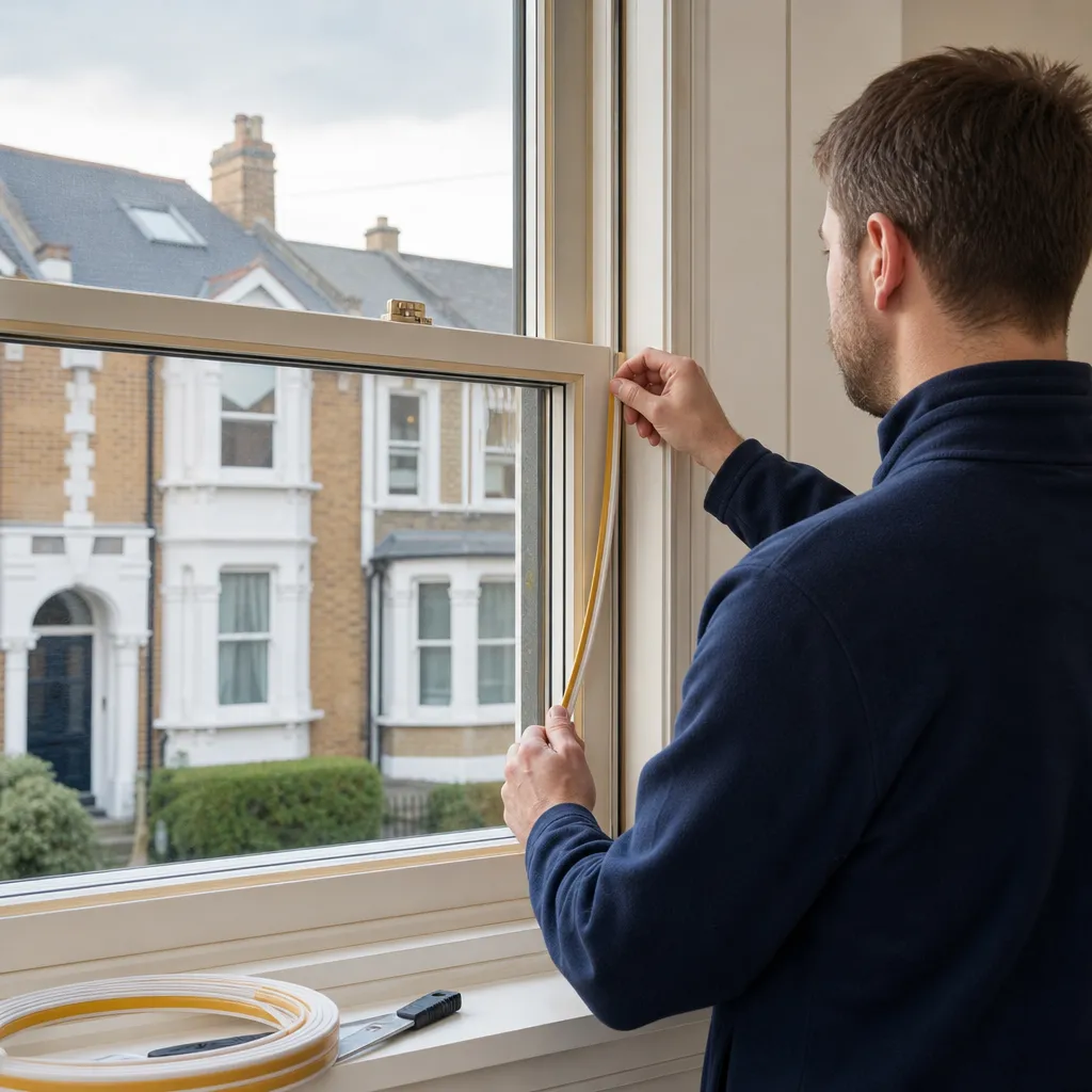 Photo illustrating: Eliminating Draughts from Windows: Weatherproofing and Energy Efficiency Solutions