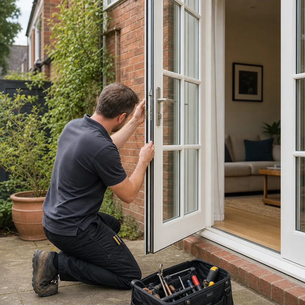 Photo illustrating: Diagnosing and Fixing French Door Closure Issues