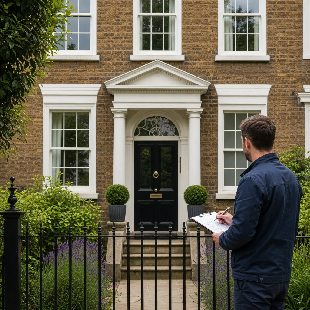 Photo illustrating: Federal-Style Architecture: Characteristics and Period Features