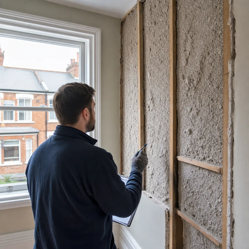 Photo illustrating: Identifying Asbestos in Drywall: Appearance and Safety Implications