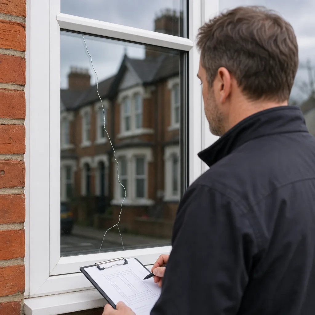 Photo illustrating: Understanding thermal stress cracks in windows