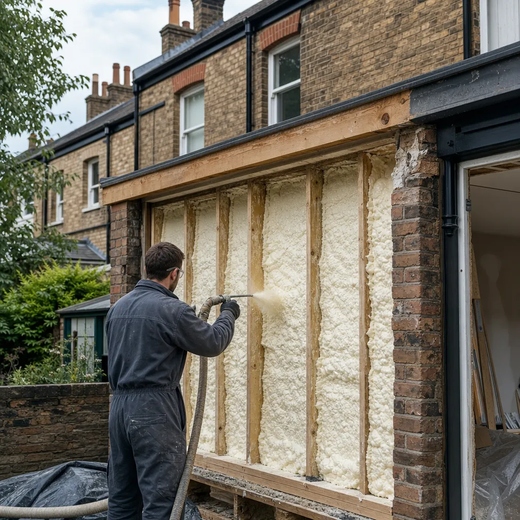Photo illustrating: Soy-based foam insulation: renewable insulation materials and energy savings