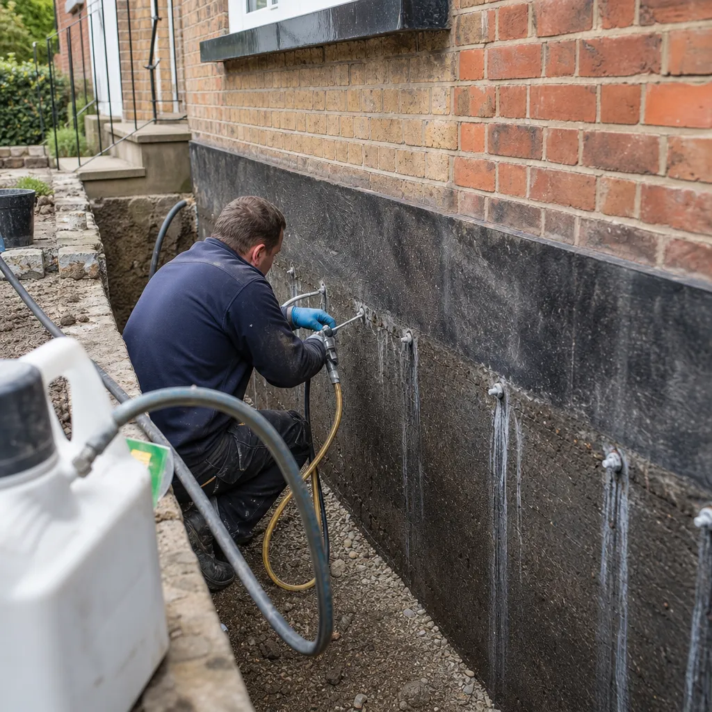 Photo illustrating: Sealing Below-Grade Walls: Epoxy Injection Repair Methods