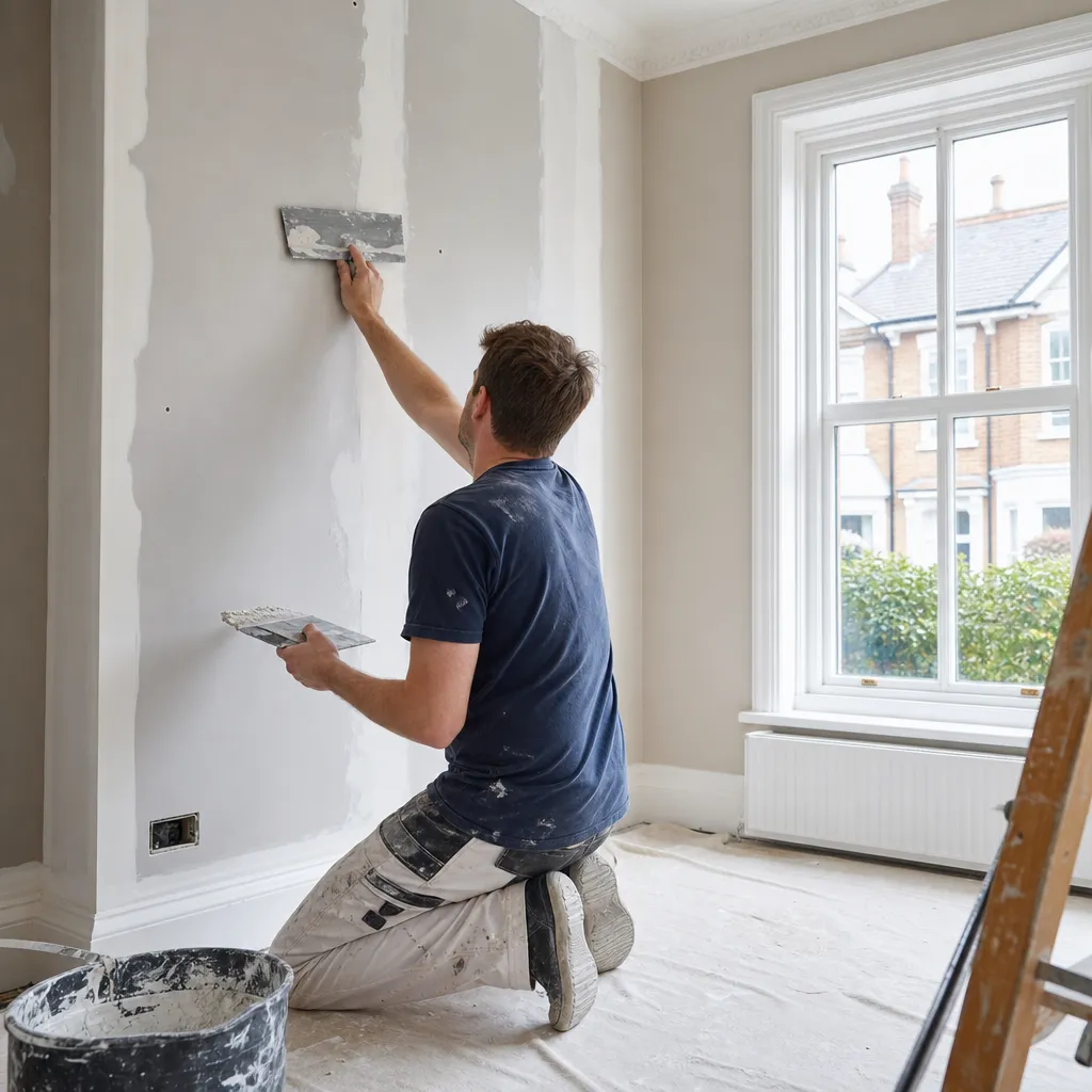 Photo illustrating: Drywall and Plasterboard Finishing Techniques for UK Interior Walls